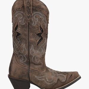 Laredo Distressed Brown Heeled Boots
